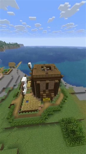 Windmill in Minecraft | Timelapse | #builds #viral #minecraft