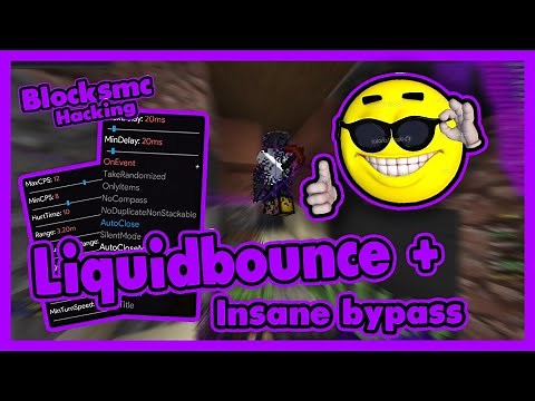 Liquidbounce plus | insane bypass | Blocksmc cheating