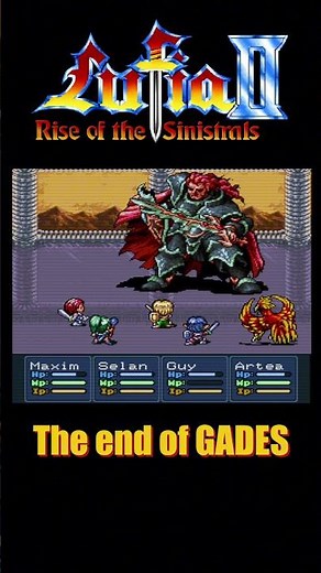 Lufia II Gameplay | SNES | The end of GADES