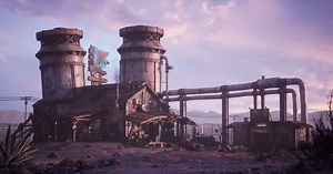 Mixing Workflows to Create Weathered, Rusty Building