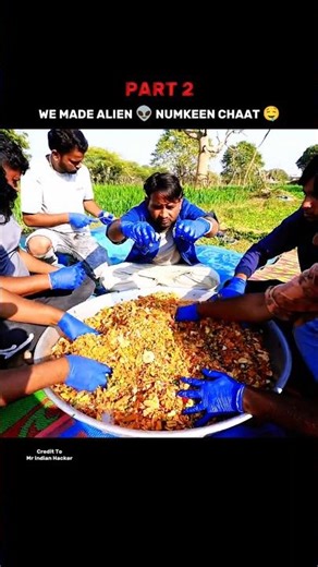 We Made Alien 👽 Numkeen Chaat 🤤 (PART 2) #shorts