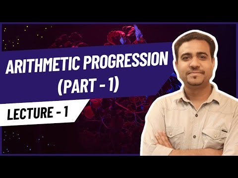 Lecture 1 - Arithmetic Progression (Part - 1) | NIMCET Mathematics by Prateek Jain