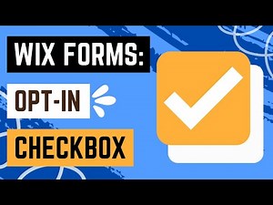 Wix Forms: Adding a Subscriber Opt-In Checkbox to a Site Form