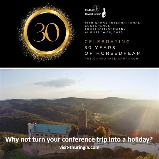 After inspiring days with horses, leadership, and community, Thuringia invites you to slow down. Stay a little longer and enjoy hiking, culture, history, and nature — all just around the corner of our conference location. Learn. Connect. Celebrate. And recharge in Thuringia. 🔗 https://www.thueringen-entdecken.de/en/ #EAHAE #EAHAEconference2026 #HorseAssistedEducation #EquineAssistedLearning #HorseDream30Years | Gerhard Jes Krebs