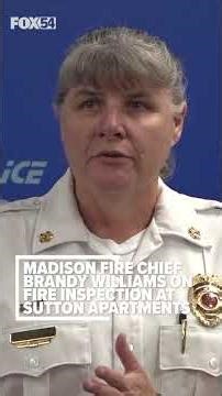 Madison Fire Chief Brandy Williams on conditions at Sutton Apartments