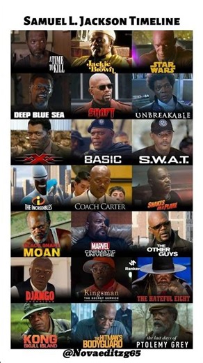 Samuel L. Jackson Movie Evolution | Then vs Now (1990–2025) 🔥
