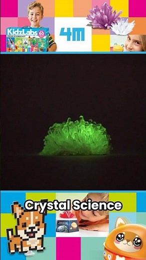 Crystal Science Kit 🔬✨ Grow Glowing Crystals | STEM Experiments