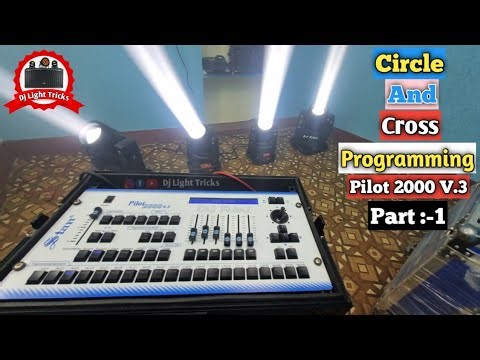 4 Sharpy Light Programming In Pilot 2000 V.3 Part :-1 | Pilot 2000 Me Sharpy Setup | Dj Light Tricks