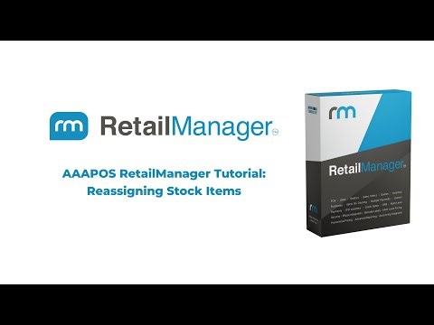 Reassigning Stock Items in AAAPOS RetailManager