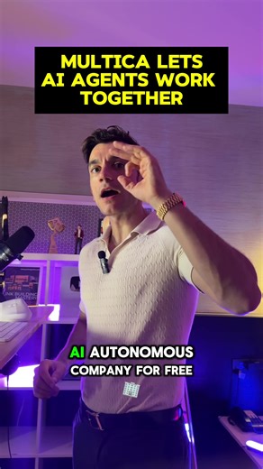 You can now build a fully autonomous company with zero humans 🤯 It’s called Multica, a free open-source project that lets Hermes, OpenClaw, Claude Code and other AI agents work together as one team. Marketing, coding, planning, operations… all handled by AI agents collaborating automatically. The future of business is starting to look very different. #Multica #AI #AIAgents #ArtificialIntelligence #OpenClaw