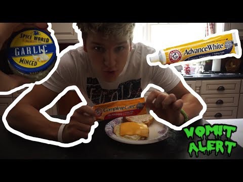 Disgusting dare: tricked into eating toothpaste and garlic sandwiches