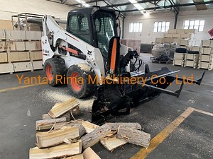 [Hot Item] Rima Forestry Machinery Log Splitter Skid Steer Wood Processor