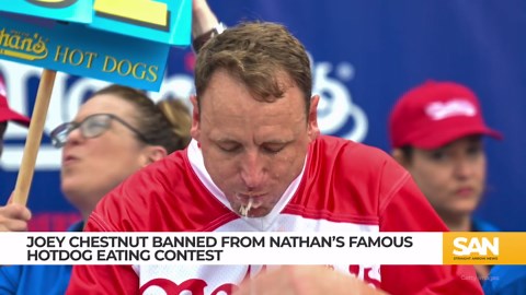Joey Chestnut will not be competing in Nathan's Hot Dog Eating Contest
