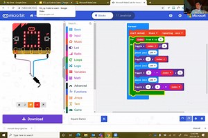 MakeCode + micro-bit + Plotting x & y Hard Fun