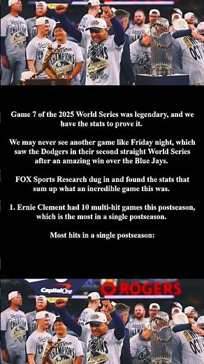 Dodgers vs Blue Jays _ Epic Game 7 Highlights _ 2025 World Series Thriller! #astrology