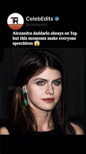 Alexandra daddario always on Top but this moments make everyone speechless 🔥😱