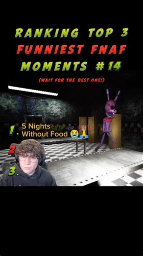 Ranking the Funniest FNAF Moments #14 #FiveNightsAtFreddys #FNAF #Funny #Viral #YouTubeShorts #Memes