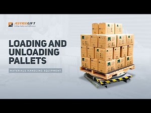 Pallet Loading and Unloading with Spring-loaded Lift Tables | Astrolift