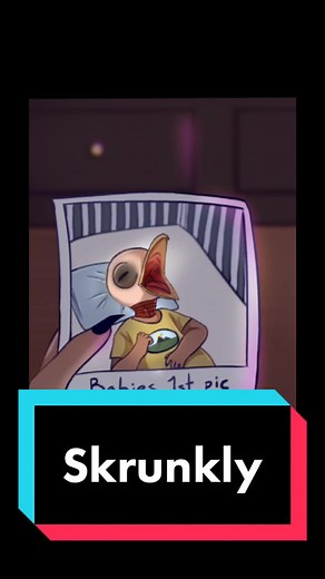 Dark shadow found my first baby picture from when I was just hatched 🐣 #skrunkly #babytokoyami #bird #babybird #Class1A #UA #1A