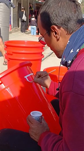 Beautiful Calligraphy Art on Dustbins