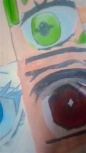 How to draw tanjiro commando eyes#anime #drawing #art #shots