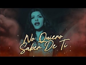 No Quiero Saber De Ti - CAZZU 🥃💔 (Video Lyric)