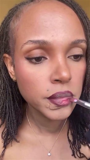 Deep Wine Lip Combo That Looks Luxe | Maybelline Midnight Merlot + Indian Red