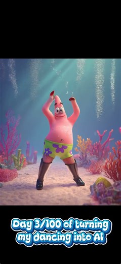 Patrick Star Dances to Runway by Lady Gaga & Doechii | AI Dance Animation