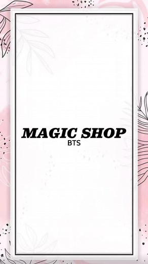 BTS Magic Shop Lyrics in English