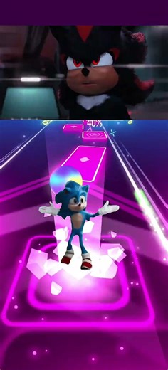 Sonic Tiles Hop Challenge! Super Speed Jump ⚡🔥 #coffindance #sonic #tileshop