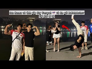 Sơn Hanma vô tình gặp Guy Tanapat và em gái Babielobsterr 🇹🇭 - tại phố đi bộ // SONHANMAVLOG