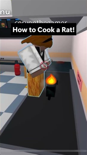 How to Cook a Rat! | ROBLOX #roblox #robloxmemes #cookburgers