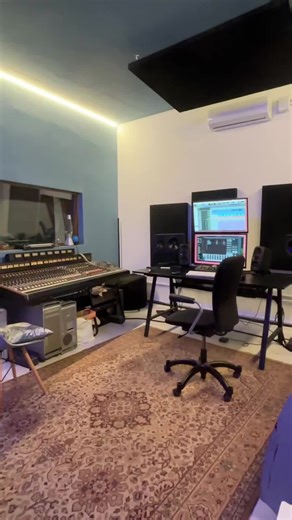 Audio Engineer Recording Session