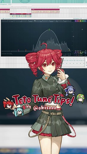 OKISO on Instagram: "TETO TUNE TIPS EP.7 ft. Hatsune Miku! Today, we talk about THE equalizer! #vocaloid #kasaneteto #teto #hatsunemiku #miku #producertips #tetotunetips"