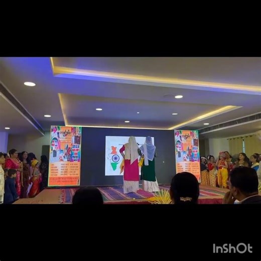 #panjabi performance #thanks to nisha chechi for this opportunity #nss program## my partner varsha🙏