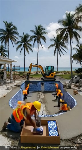 Ultimate Luxury Beachfront Pool with Ocean View 🌴✨ Cinematic Showcase #swimmingpool #luxury