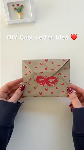 Try this EASY Handmade Letter idea 🤍 Cute and Unique Gift Tutorial