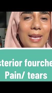 Posterior fourchette/pain