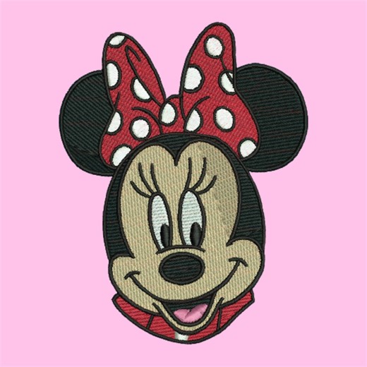 Mickey Mouse Head Machine Embroidery Design, Disney Characters Embroidery Pattern, Cartoon Embroidery Design, Digital Download - Etsy