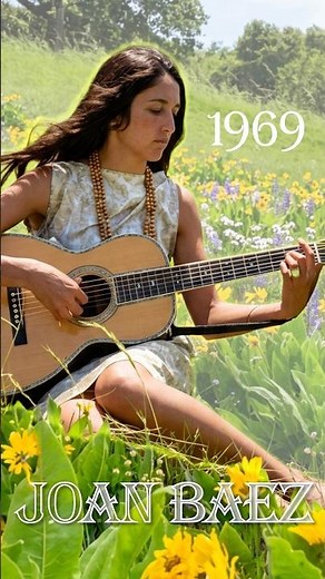 The Green, Green Grass of Home ❤️ Joan Baez (Pure Folk Music Magic) #shorts