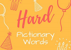 The Best 21 Printable Pictionary Words Hard