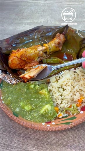 Mixiotes de pollo