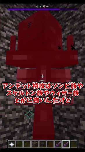 [Minecraft] Testing the difference between increased damage and undead special attack with the Wi...