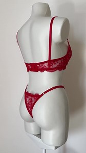 Open Crotched Lingerie Set, Open Cupless Bra Plus Size, Shelf Bra, Quarter Cupless Bra With Support, Open Bikini Extreme, Open Lingeries - Etsy