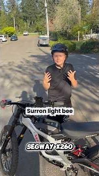 Taking a review at our new Segway X260/Surron light bee￼😎