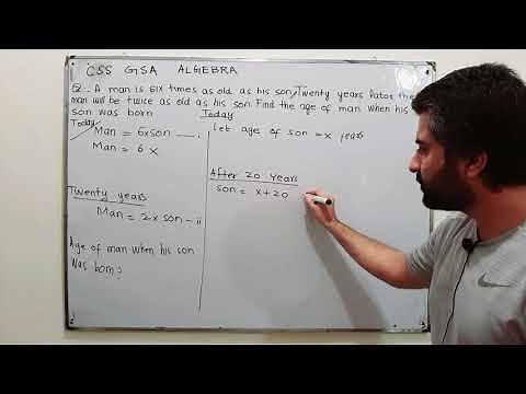 CSS GSA Algebra Age problems