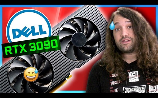 【4K60帧】OEM版戴尔RTX 3090显卡拆解与跑分详细评测 | Gamers Nexus | 机翻中文