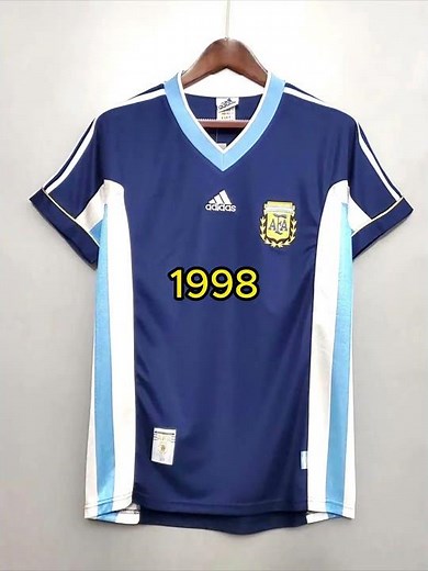 Argentina Away Jersey Evolution 😍 #shorts #football #viralvideo