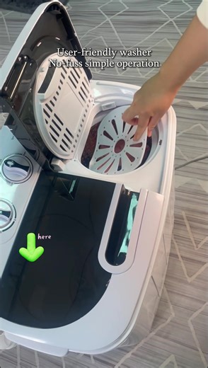 Say Goodbye to Laundromat Trips with This Compact Washer