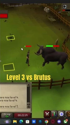 You can kill Brutus at level 3. #osrs #gaming